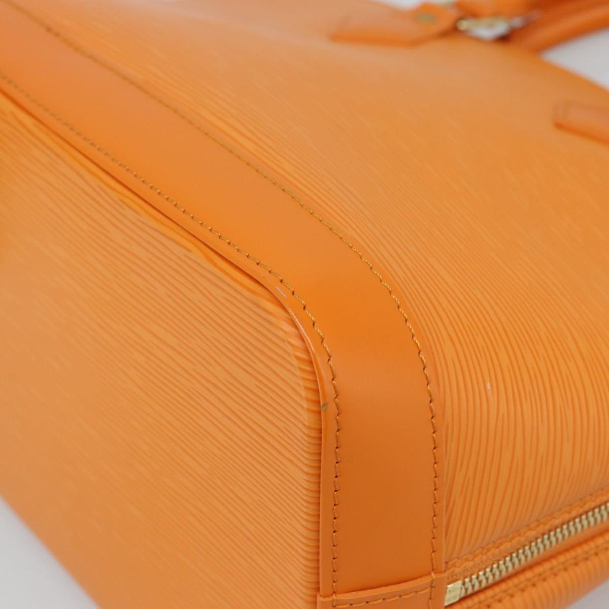 LOUIS VUITTON Epi Alma Hand Bag Orange Mandarin M5214H LV Auth 188830SAV