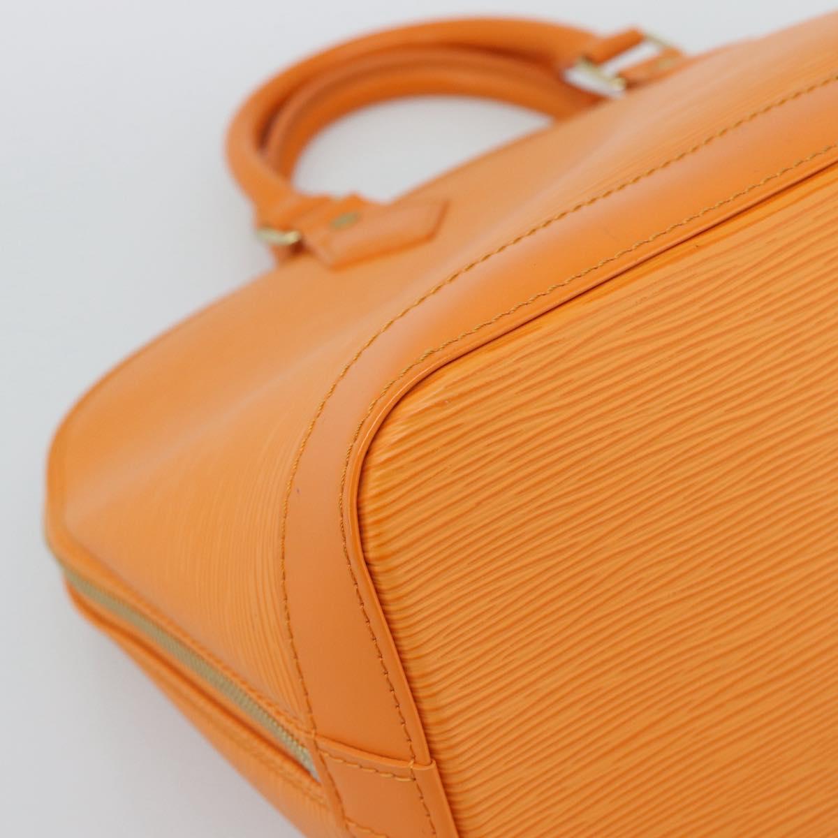 LOUIS VUITTON Epi Alma Hand Bag Orange Mandarin M5214H LV Auth 188830SAV