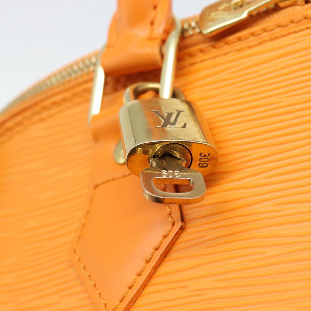 LOUIS VUITTON Epi Alma Hand Bag Orange Mandarin M5214H LV Auth 188830SAV
