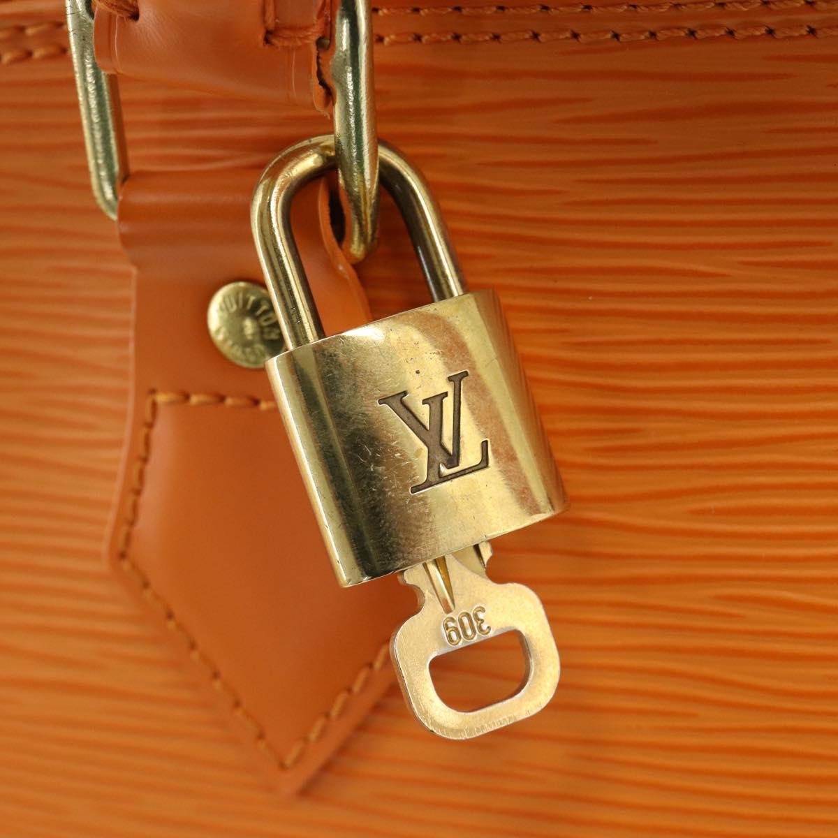 LOUIS VUITTON Epi Alma Hand Bag Orange Mandarin M5214H LV Auth 188830SAV
