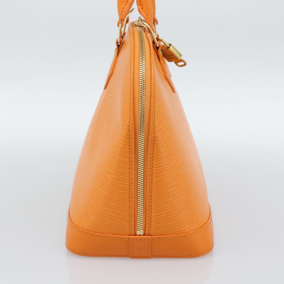 LOUIS VUITTON Epi Alma Hand Bag Orange Mandarin M5214H LV Auth 188830SAV