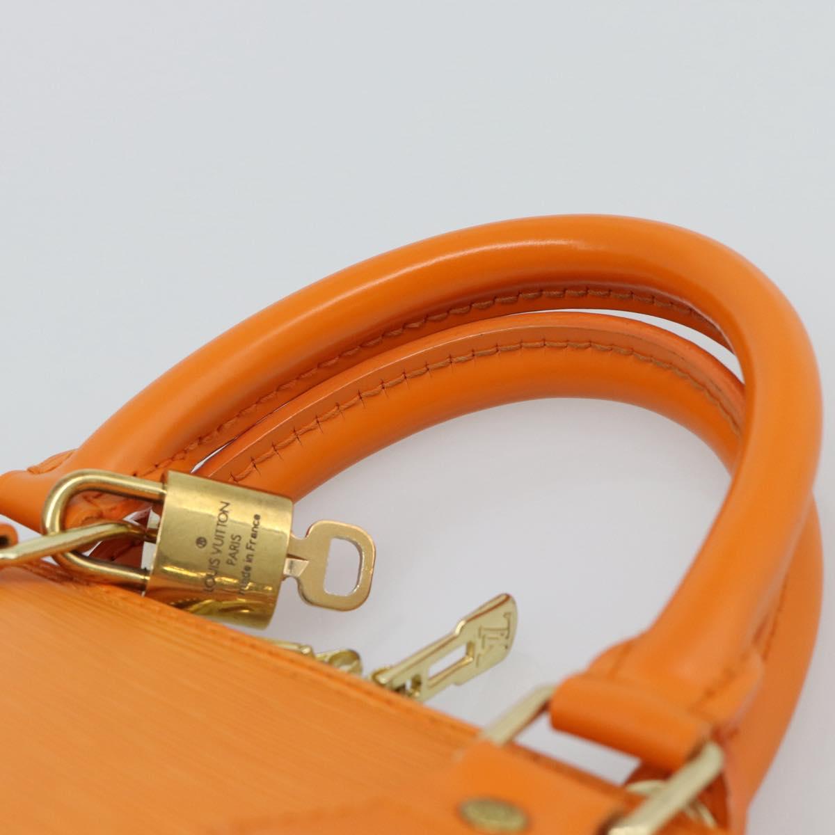 LOUIS VUITTON Epi Alma Hand Bag Orange Mandarin M5214H LV Auth 188830SAV