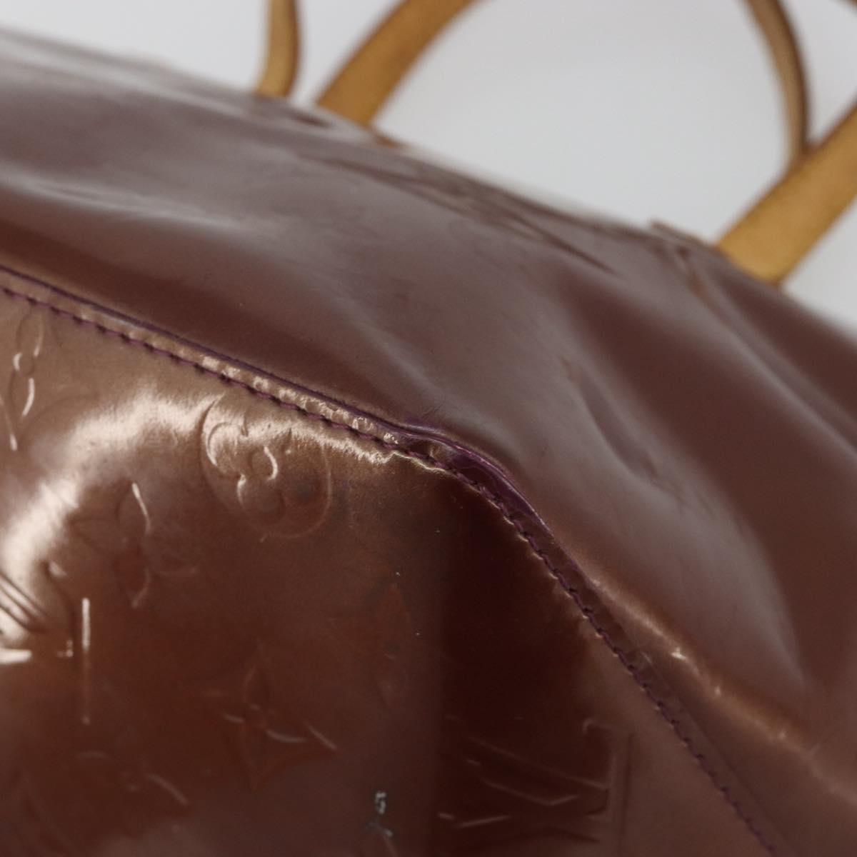 LOUIS VUITTON Monogram Vernis Bellevue PM Hand Bag Violet M93584 LV Auth 188831