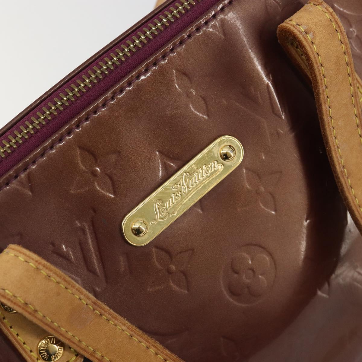LOUIS VUITTON Monogram Vernis Bellevue PM Hand Bag Violet M93584 LV Auth 188831