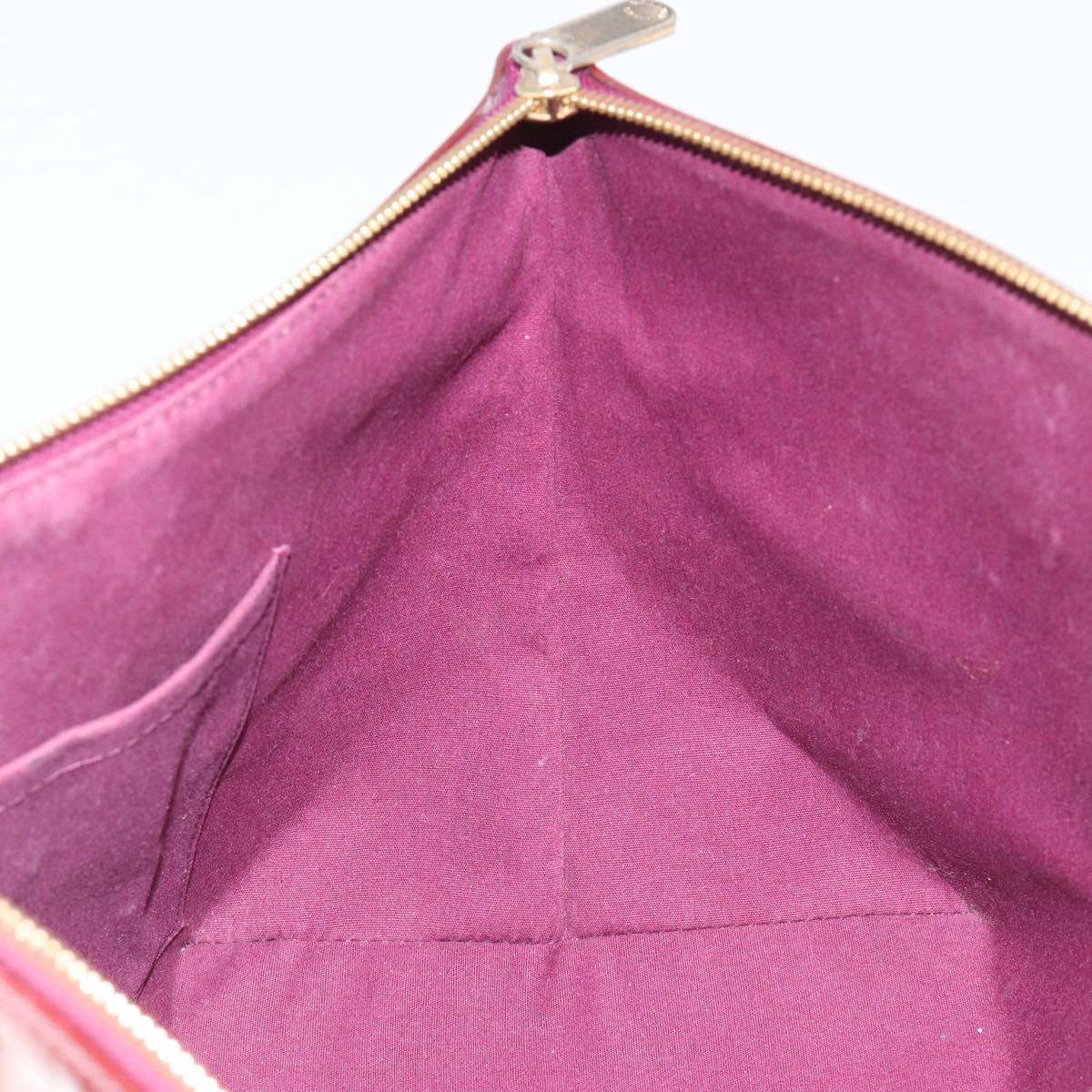 LOUIS VUITTON Monogram Vernis Bellevue PM Hand Bag Violet M93584 LV Auth 188831