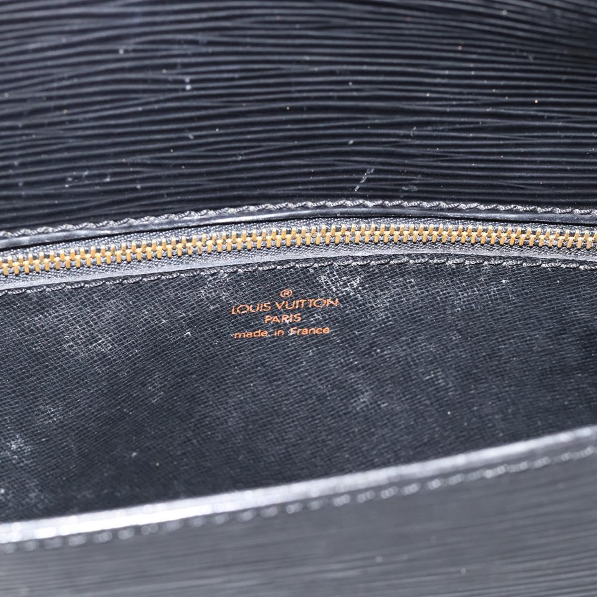 LOUIS VUITTON Epi Saint Cloud GM Shoulder Bag Black Noir M52192 LV Auth 188832