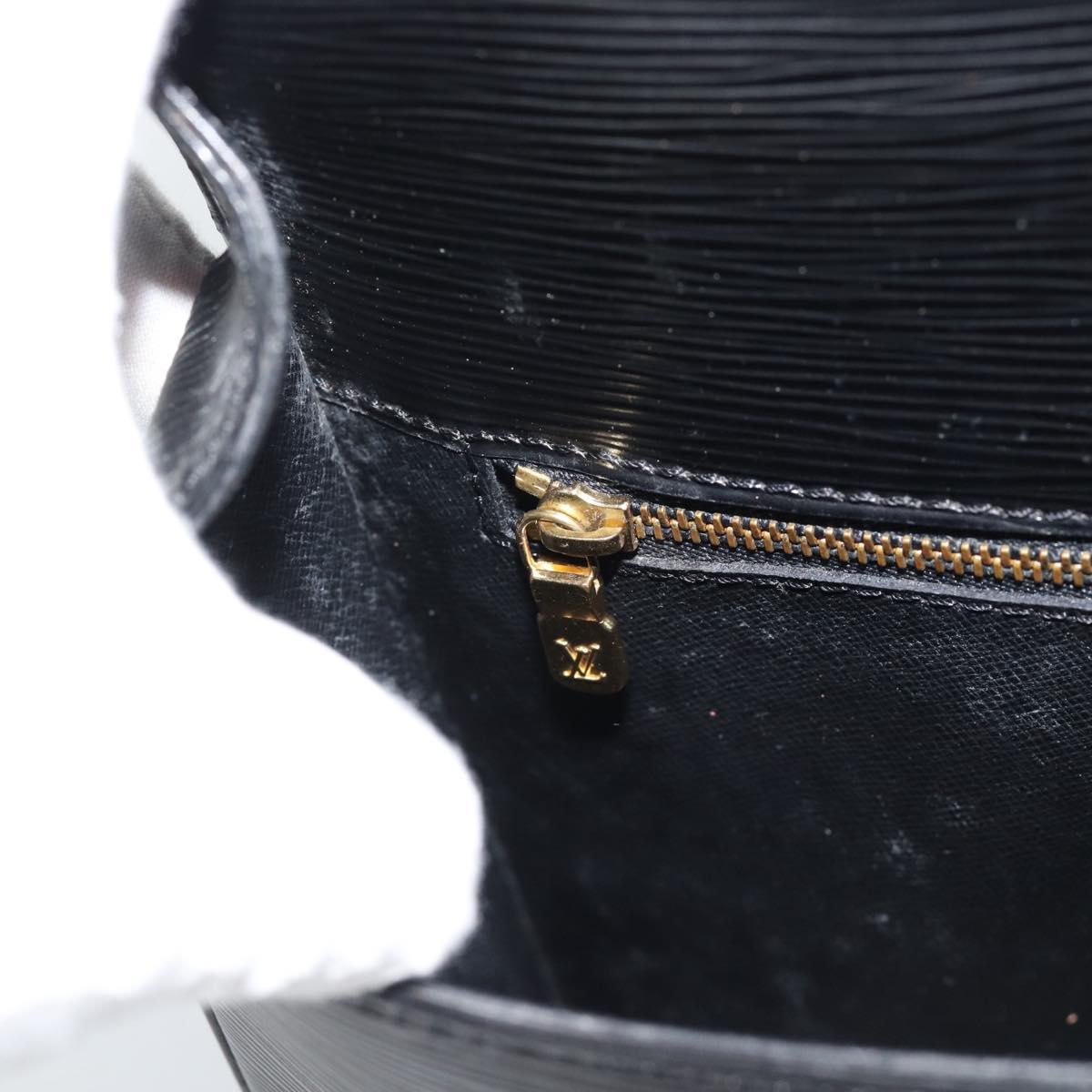 LOUIS VUITTON Epi Saint Cloud GM Shoulder Bag Black Noir M52192 LV Auth 188832