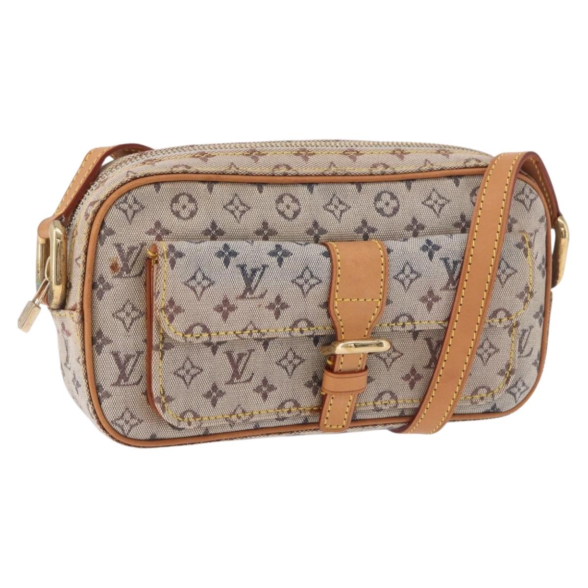 LOUIS VUITTON Monogram Mini Juliet MM Shoulder Bag Blue M92004 LV Auth 188834