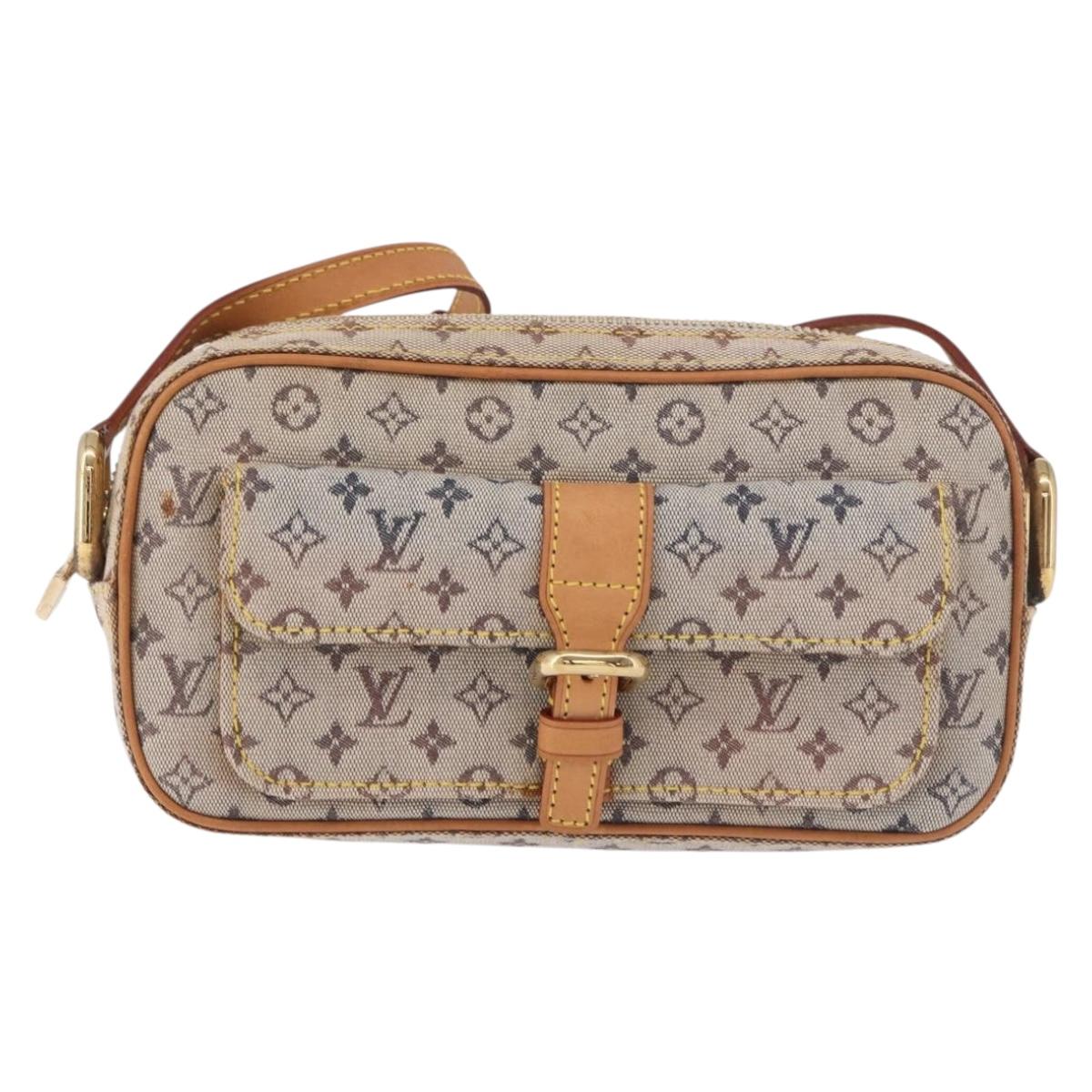 LOUIS VUITTON Monogram Mini Juliet MM Shoulder Bag Blue M92004 LV Auth 188834
