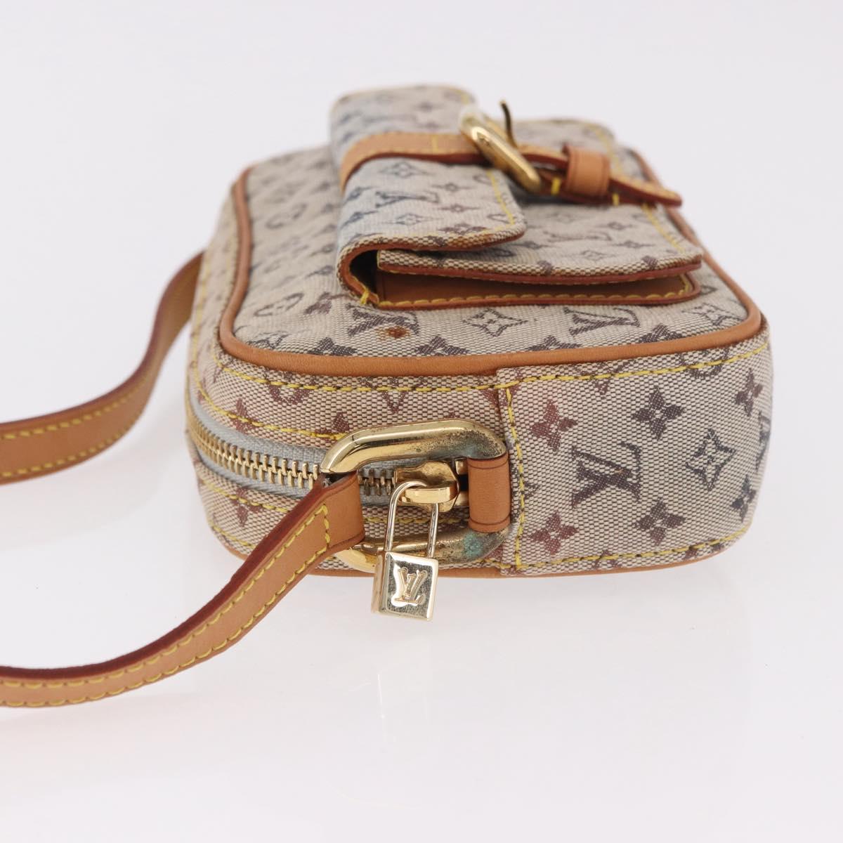 LOUIS VUITTON Monogram Mini Juliet MM Shoulder Bag Blue M92004 LV Auth 188834