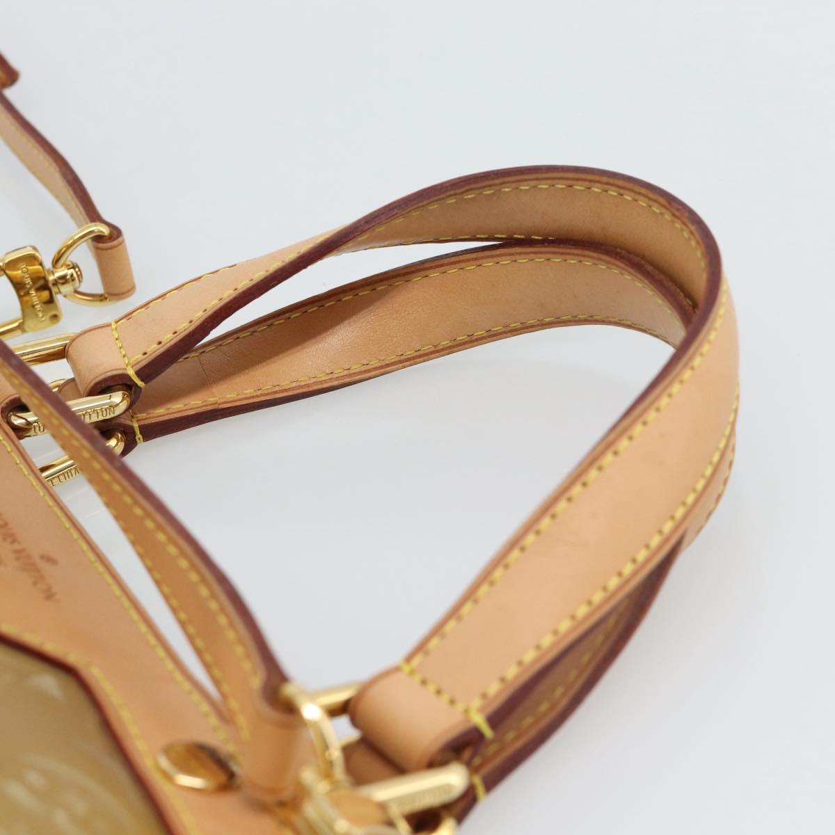 LOUIS VUITTON Monogram Vernis Blair GM Bag 2way Beige Poodle M91754 Auth 188838