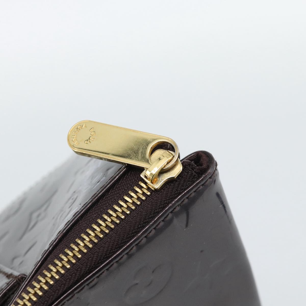 LOUIS VUITTON Monogram Vernis Rosewood Avenue Bag Amarante M93510 Auth 188850