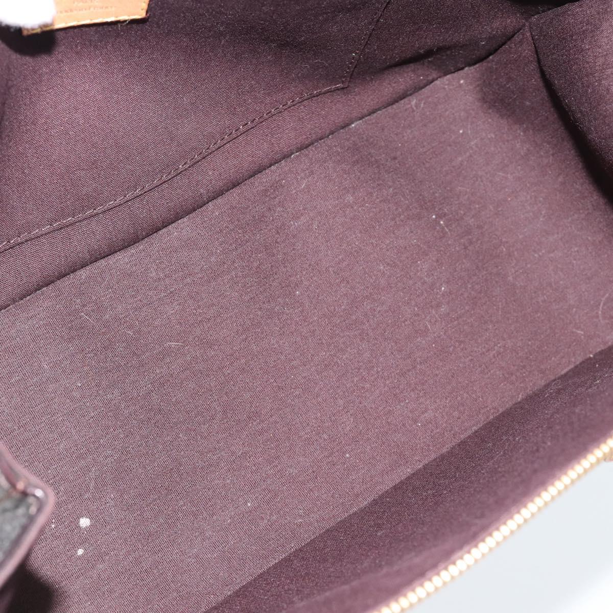 LOUIS VUITTON Monogram Vernis Rosewood Avenue Bag Amarante M93510 Auth 188850