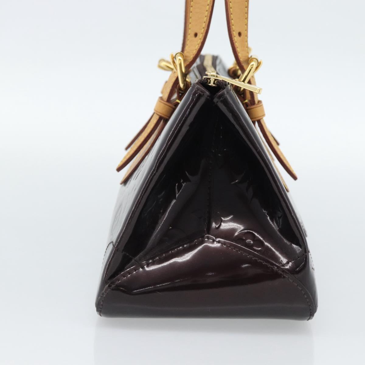 LOUIS VUITTON Monogram Vernis Rosewood Avenue Bag Amarante M93510 Auth 188850