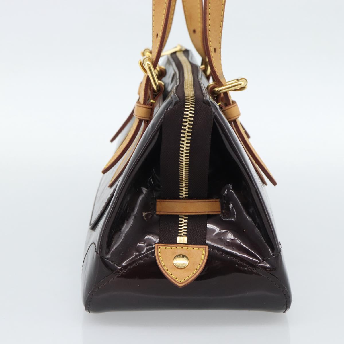 LOUIS VUITTON Monogram Vernis Rosewood Avenue Bag Amarante M93510 Auth 188850