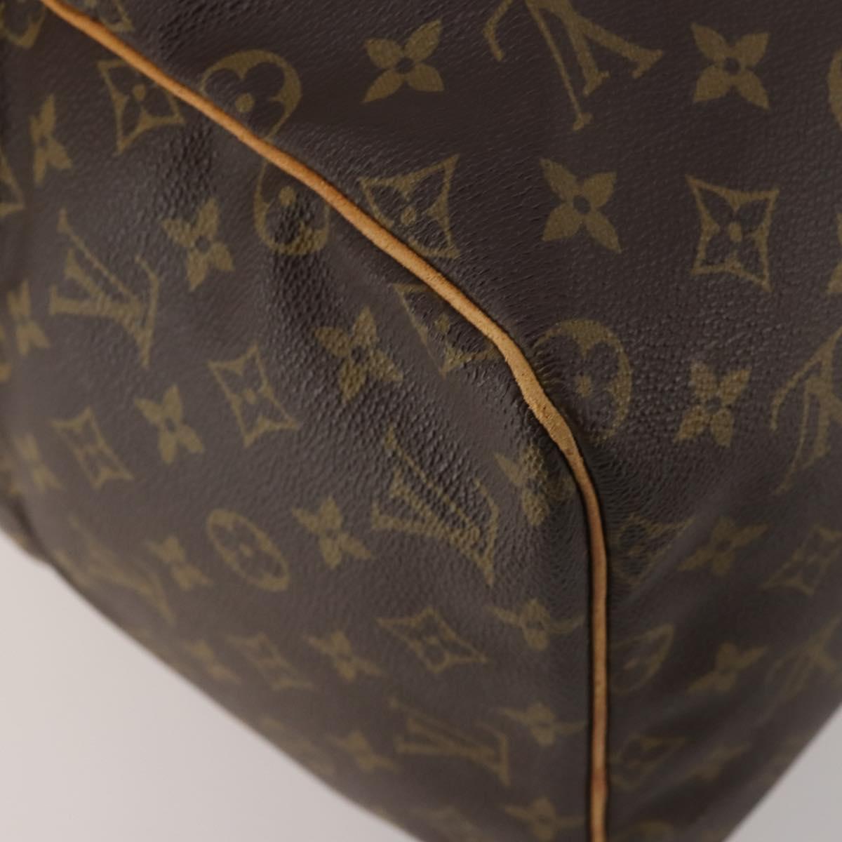 LOUIS VUITTON Monogram Sac Souple 55 Boston Bag M41622 LV Auth 188856