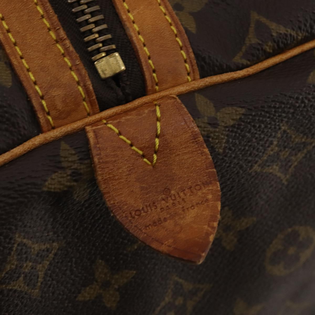 LOUIS VUITTON Monogram Sac Souple 55 Boston Bag M41622 LV Auth 188856