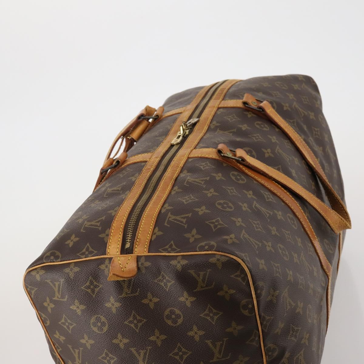 LOUIS VUITTON Monogram Sac Souple 55 Boston Bag M41622 LV Auth 188856