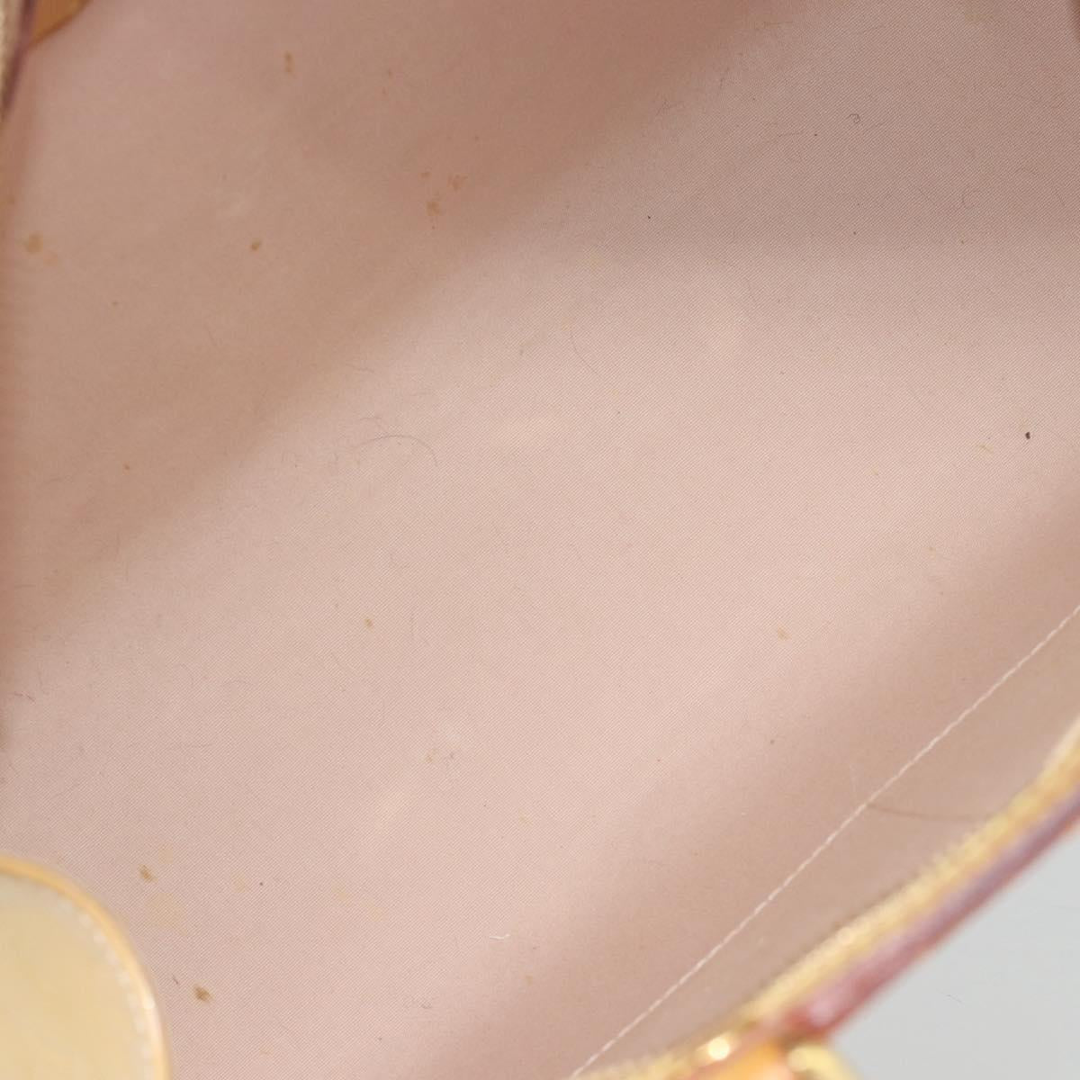 LOUIS VUITTON Vernis Blair MM Hand Bag 2way Rose Flow Lantern M91621 Auth 188859