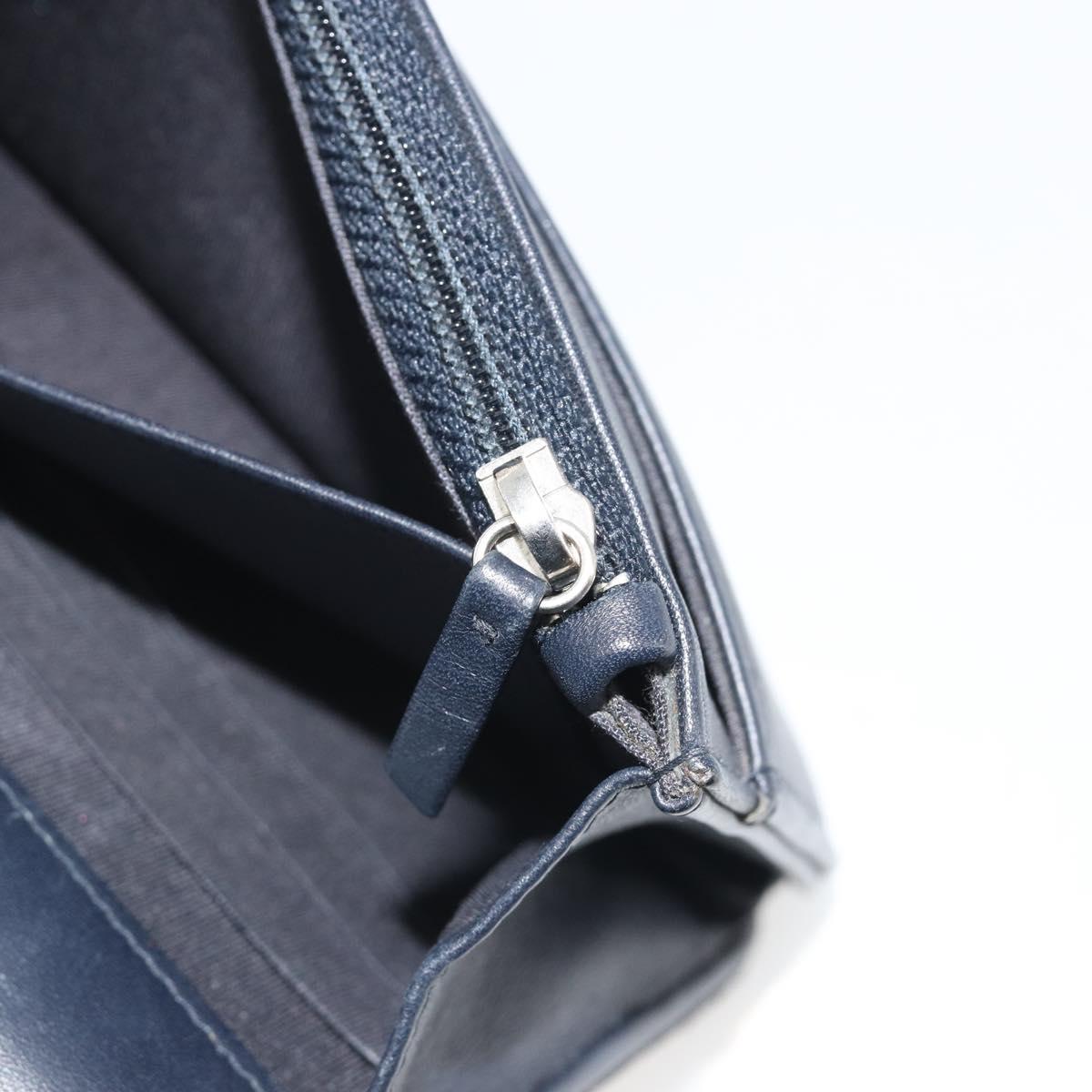 CHANEL Chain Shoulder Bag Canvas Black Silver CC Auth 188864