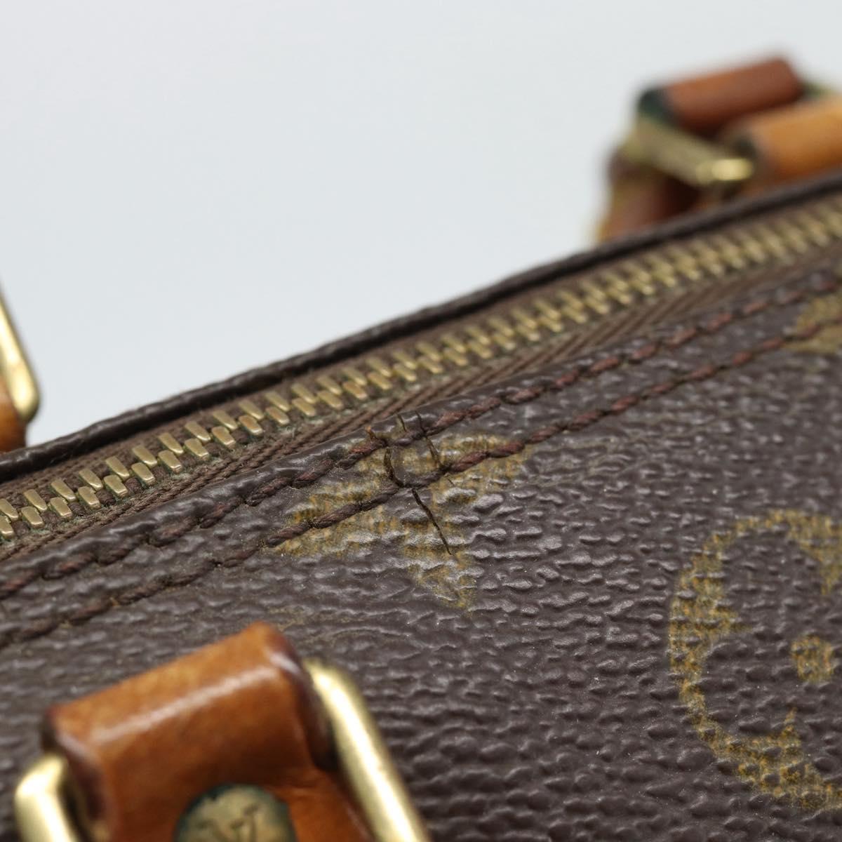LOUIS VUITTON Monogram Mini Speedy Hand Bag M41534 LV Auth 188873