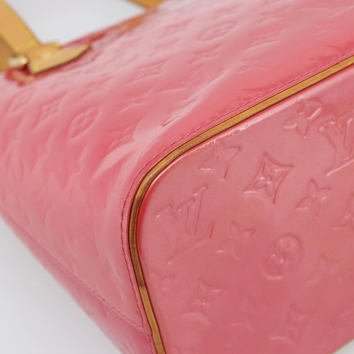 LOUIS VUITTON Monogram Vernis Houston Hand Bag Fran Boise M9135F LV Auth 188881A
