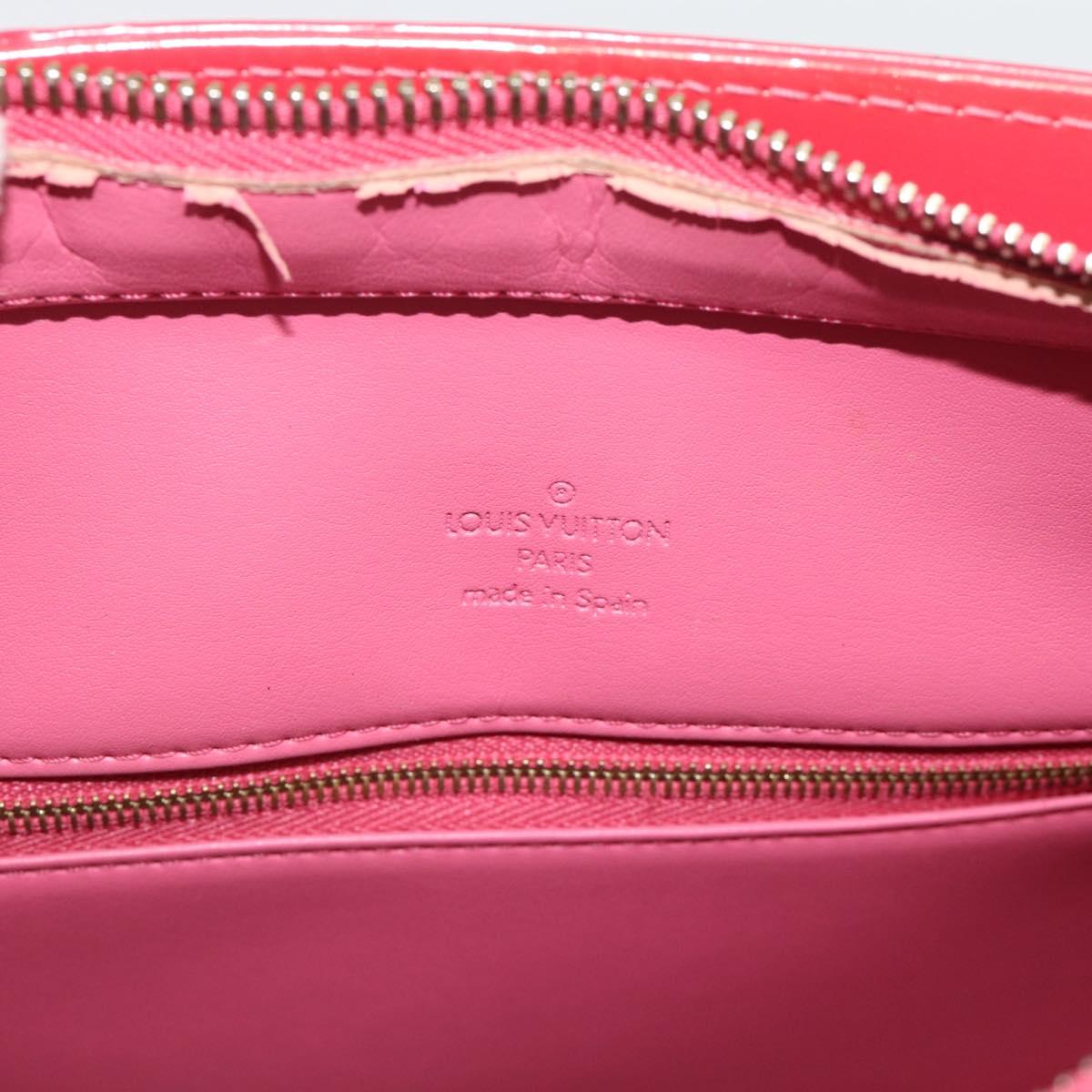 LOUIS VUITTON Monogram Vernis Houston Hand Bag Fran Boise M9135F LV Auth 188881A