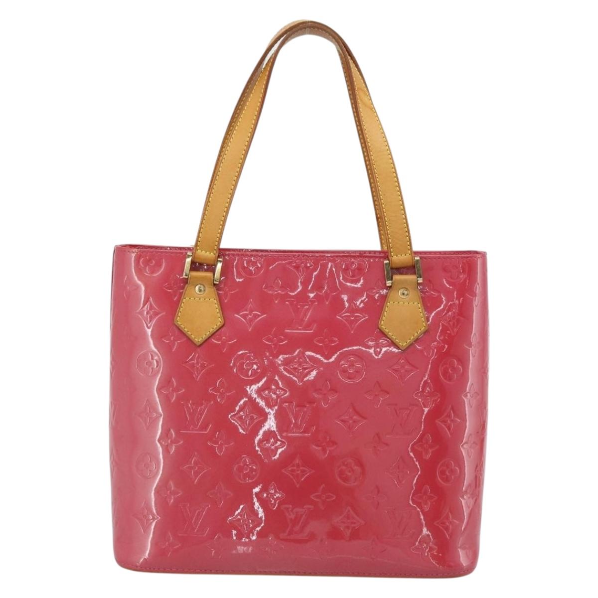 LOUIS VUITTON Monogram Vernis Houston Hand Bag Fran Boise M9135F LV Auth 188881A