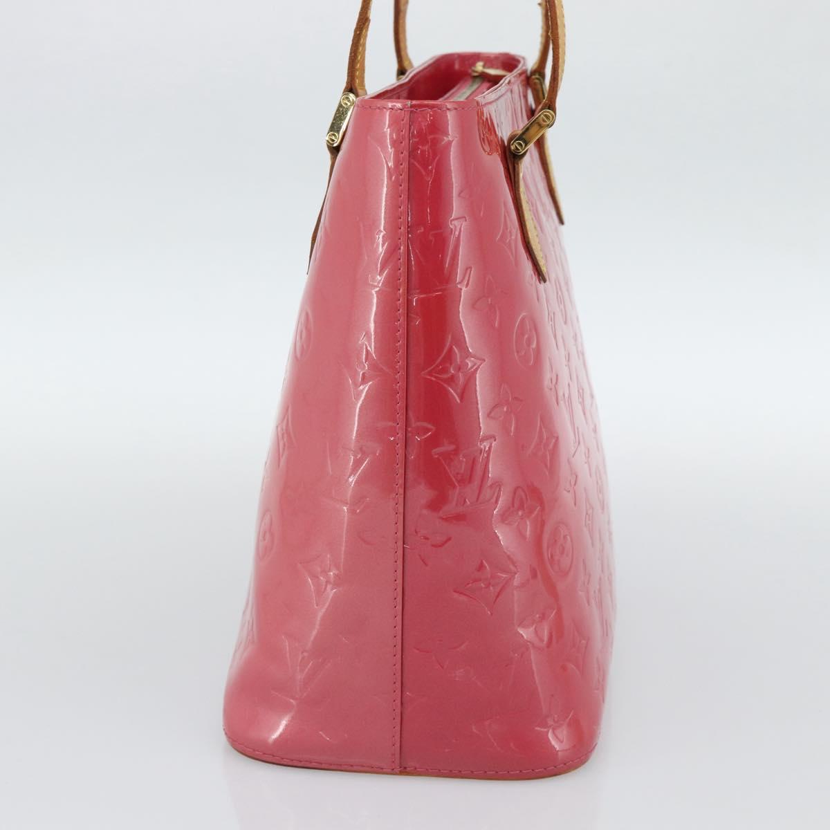 LOUIS VUITTON Monogram Vernis Houston Hand Bag Fran Boise M9135F LV Auth 188881A