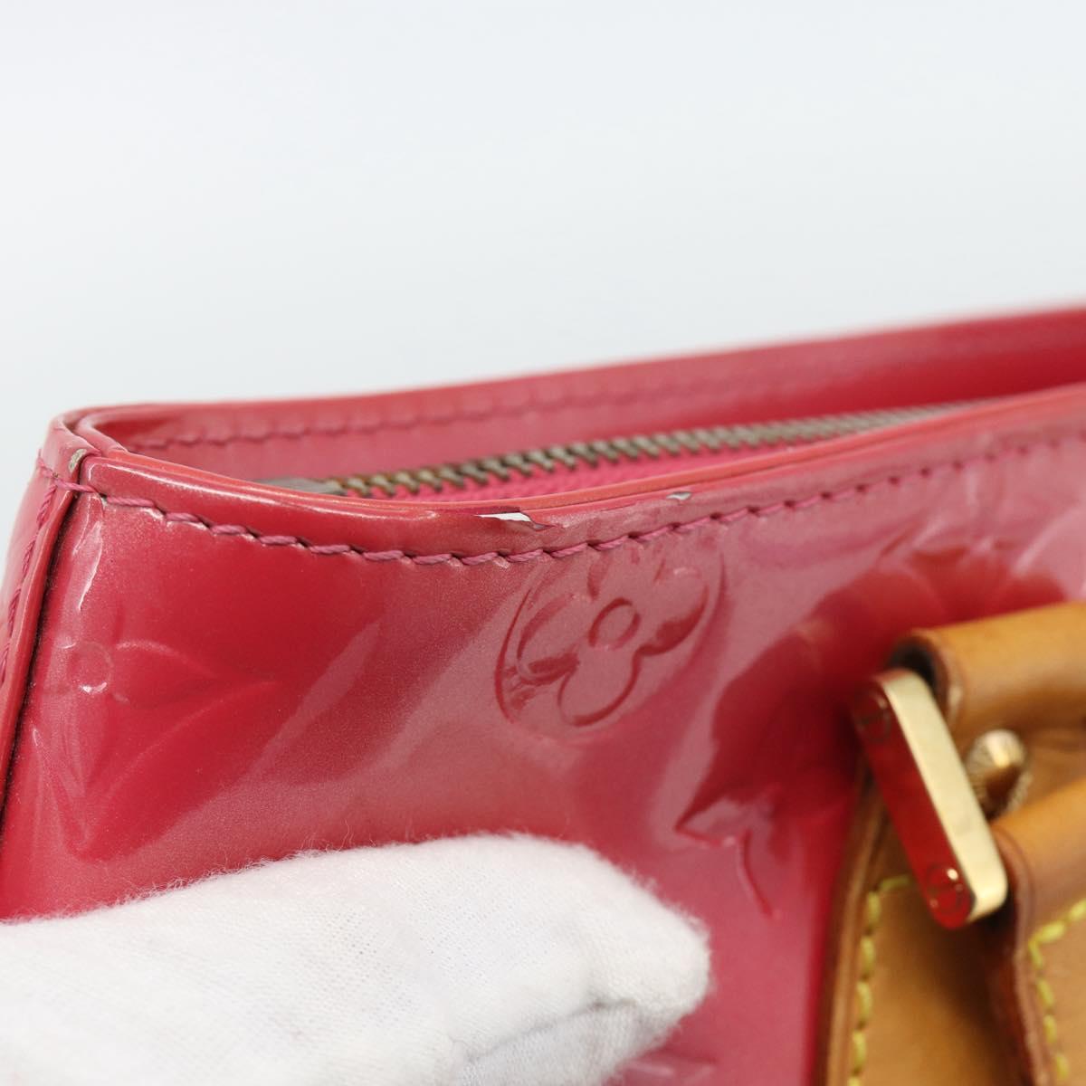 LOUIS VUITTON Monogram Vernis Houston Hand Bag Fran Boise M9135F LV Auth 188881A