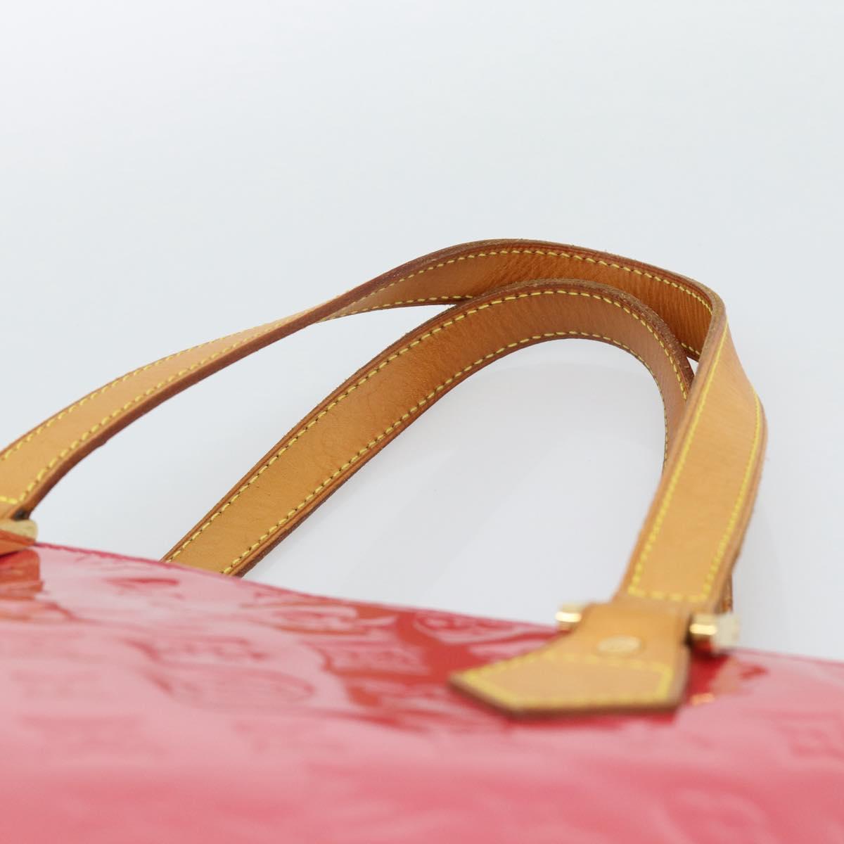 LOUIS VUITTON Monogram Vernis Houston Hand Bag Fran Boise M9135F LV Auth 188881A
