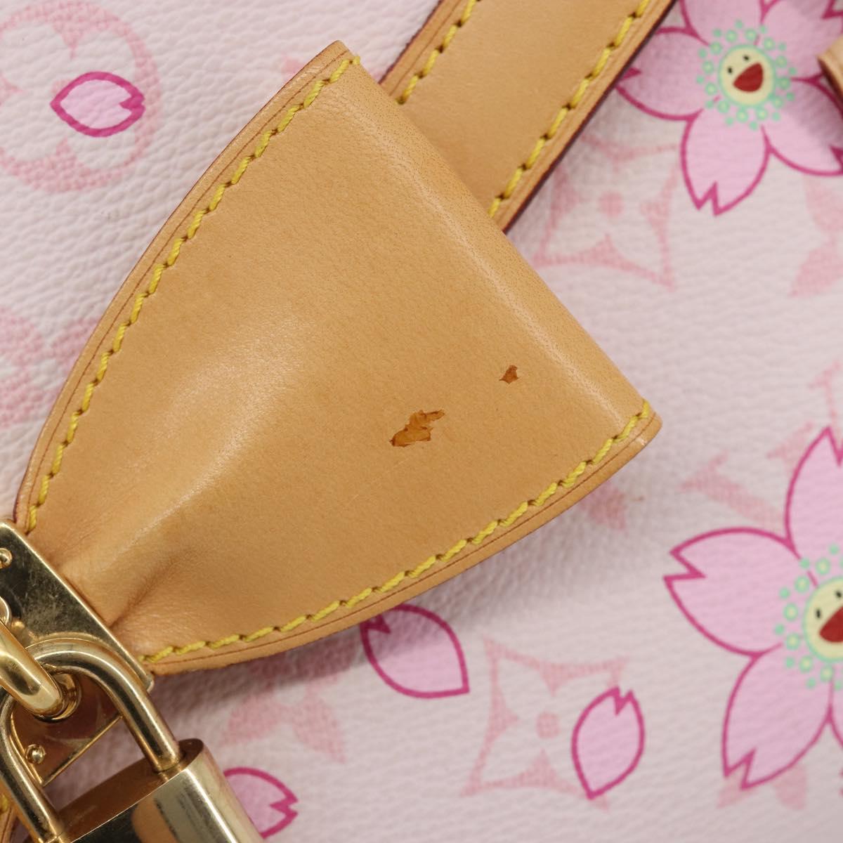 LOUIS VUITTON Cherry Blossom Sac Retro PM Hand Bag Pink M92013 LV Auth 188882SAM