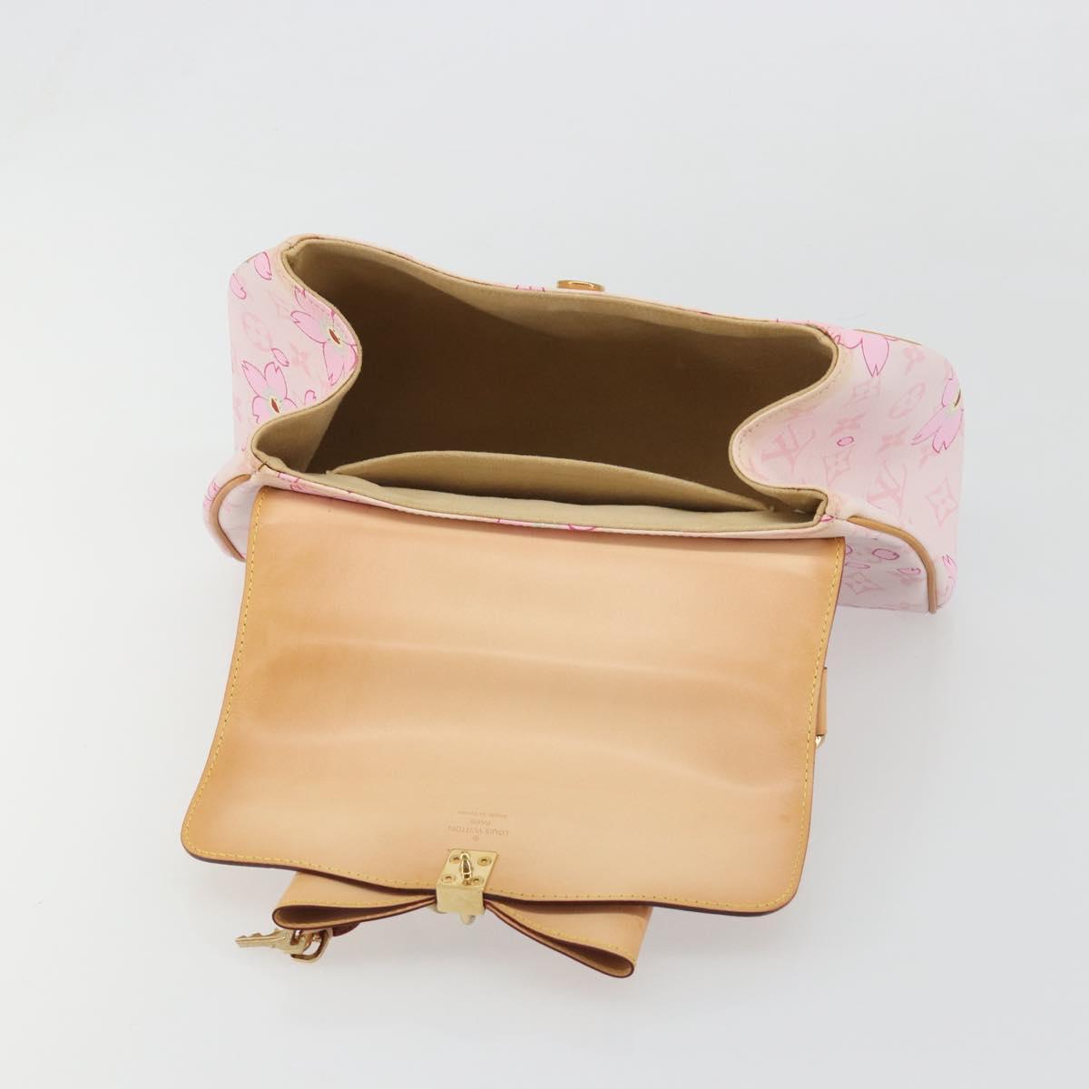 LOUIS VUITTON Cherry Blossom Sac Retro PM Hand Bag Pink M92013 LV Auth 188882SAM
