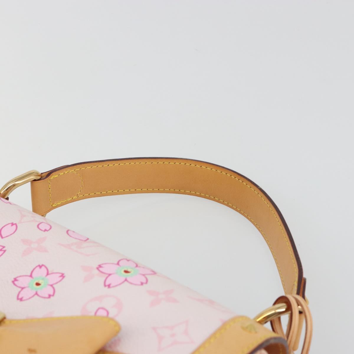 LOUIS VUITTON Cherry Blossom Sac Retro PM Hand Bag Pink M92013 LV Auth 188882SAM