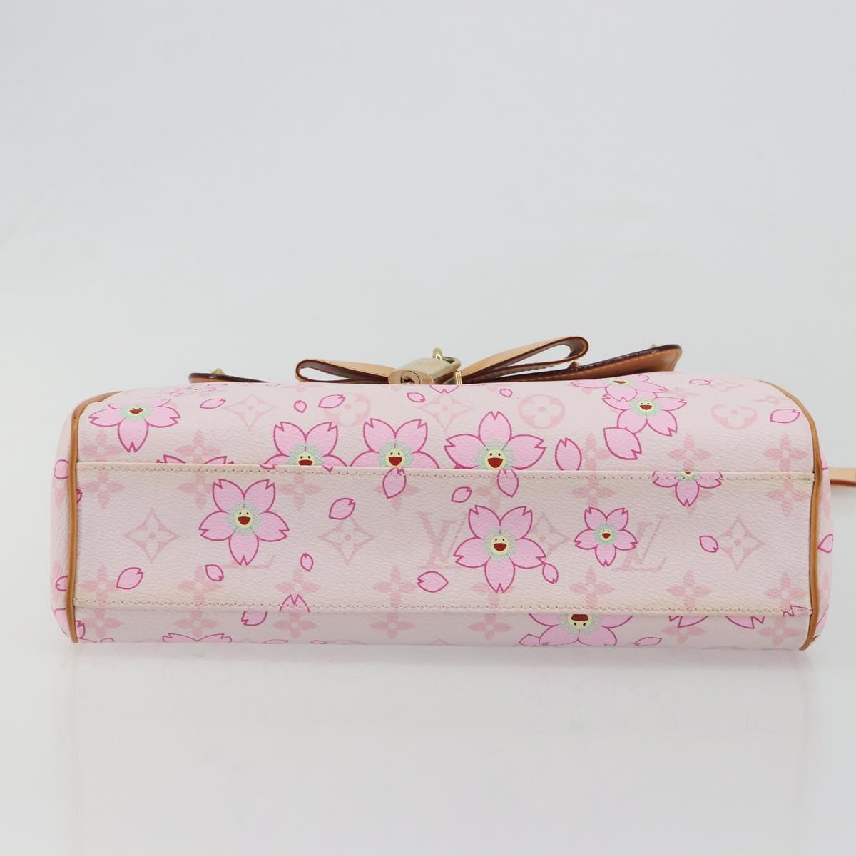 LOUIS VUITTON Cherry Blossom Sac Retro PM Hand Bag Pink M92013 LV Auth 188882SAM