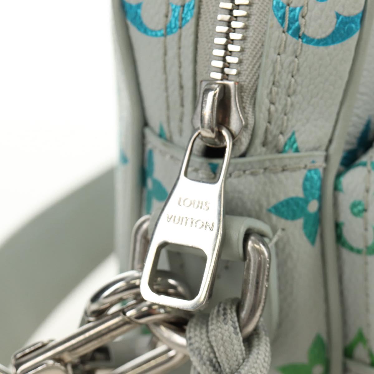 LOUIS VUITTON Monogram Iridescent Nile Shoulder Bag Gray M13897 LV Auth 188885SAM