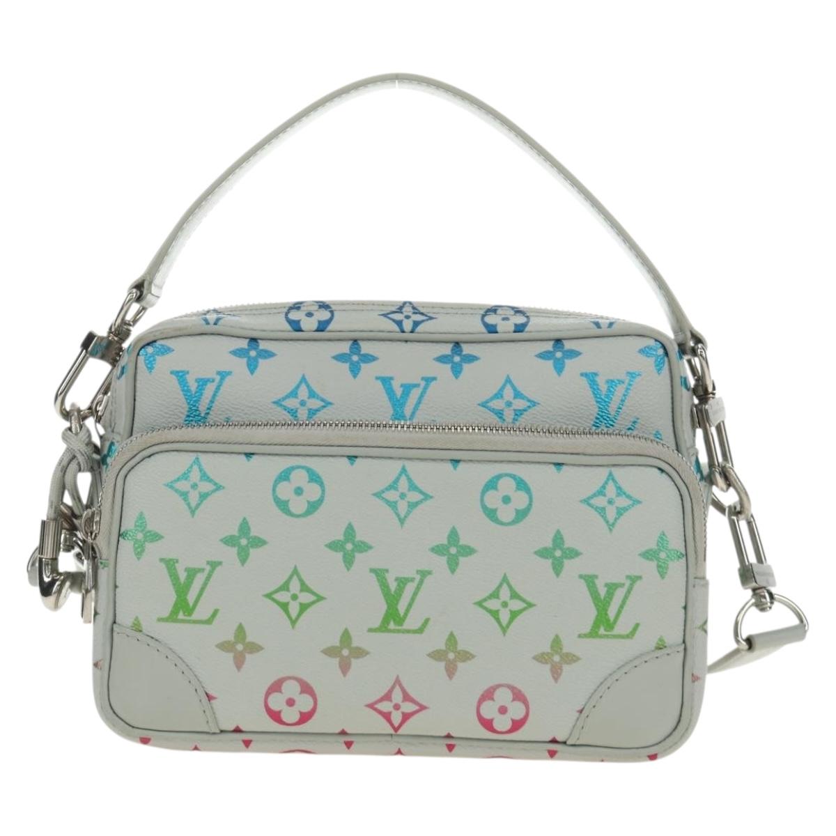 LOUIS VUITTON Monogram Iridescent Nile Shoulder Bag Gray M13897 LV Auth 188885SAM