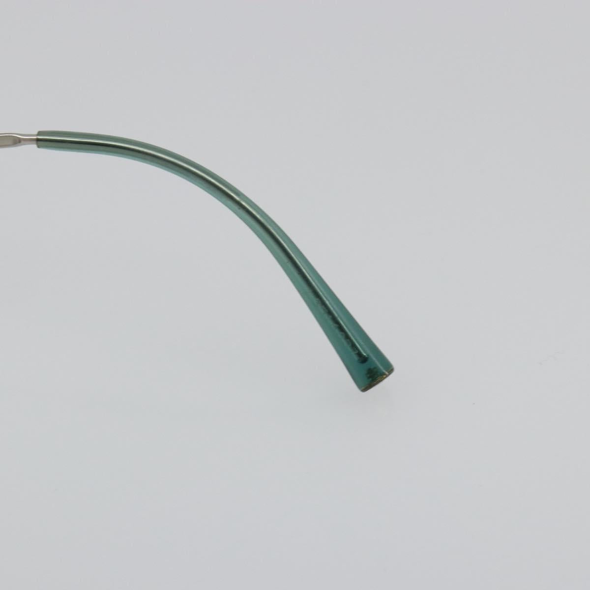CHANEL COCO Mark Sunglasses metal Green CC Auth 188886
