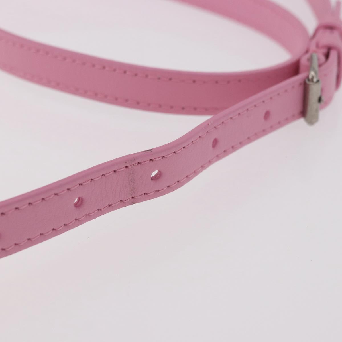 BALENCIAGA Sanrio Virutop HandleS Leather 2way Pink 619014 Auth 188908SM