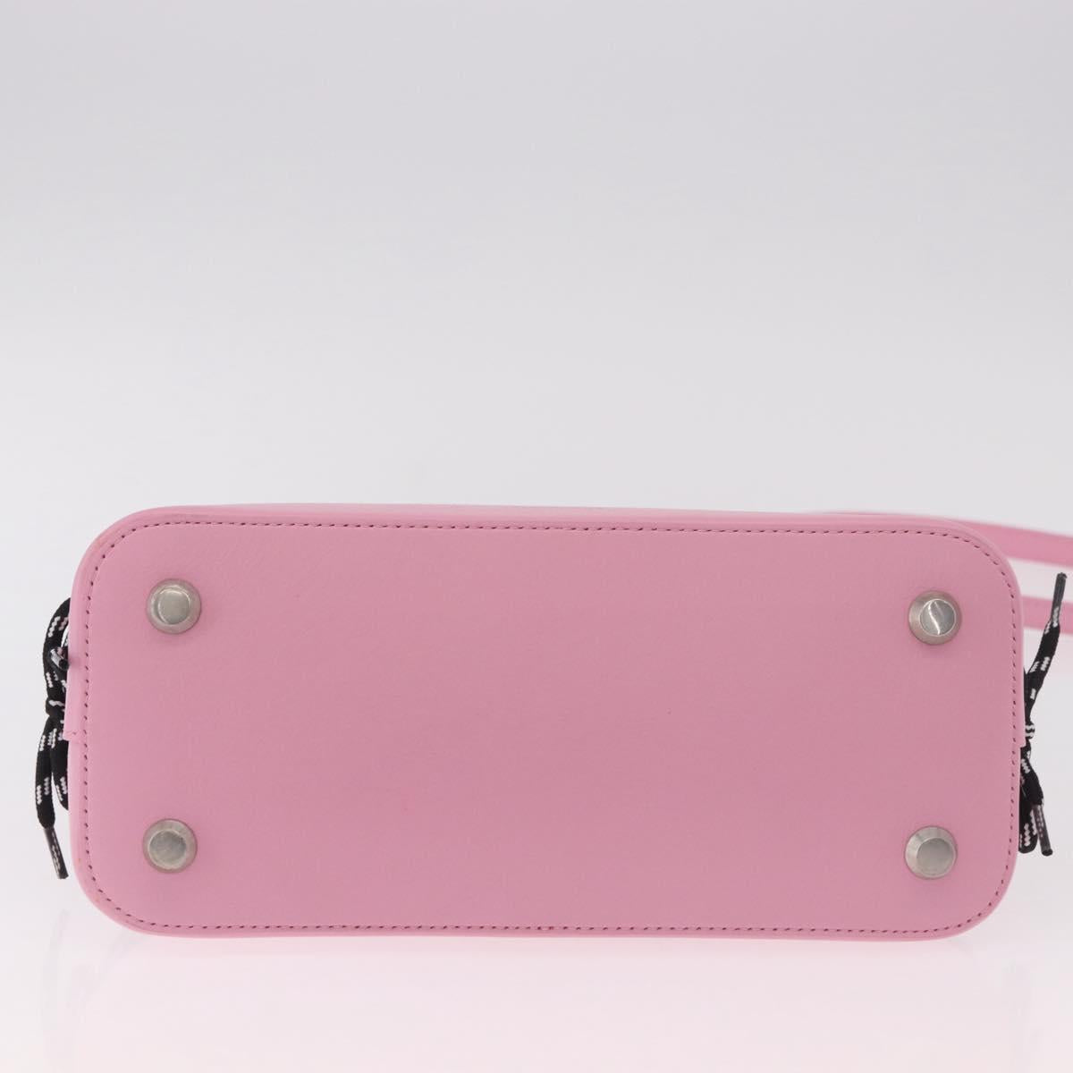 BALENCIAGA Sanrio Virutop HandleS Leather 2way Pink 619014 Auth 188908SM