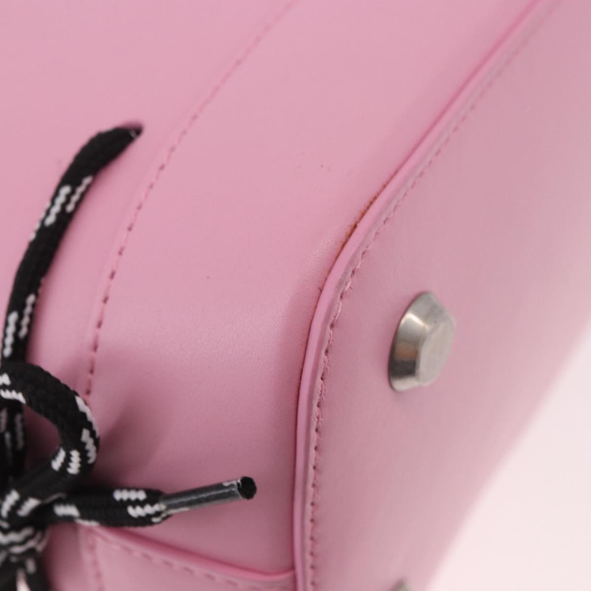 BALENCIAGA Sanrio Virutop HandleS Leather 2way Pink 619014 Auth 188908SM