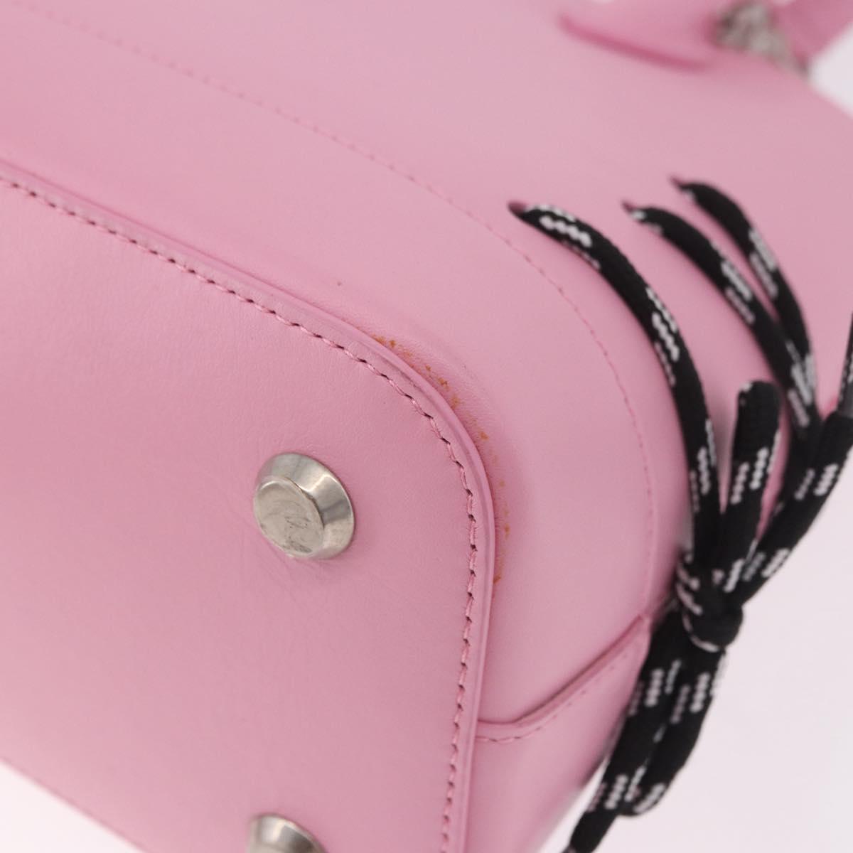 BALENCIAGA Sanrio Virutop HandleS Leather 2way Pink 619014 Auth 188908SM