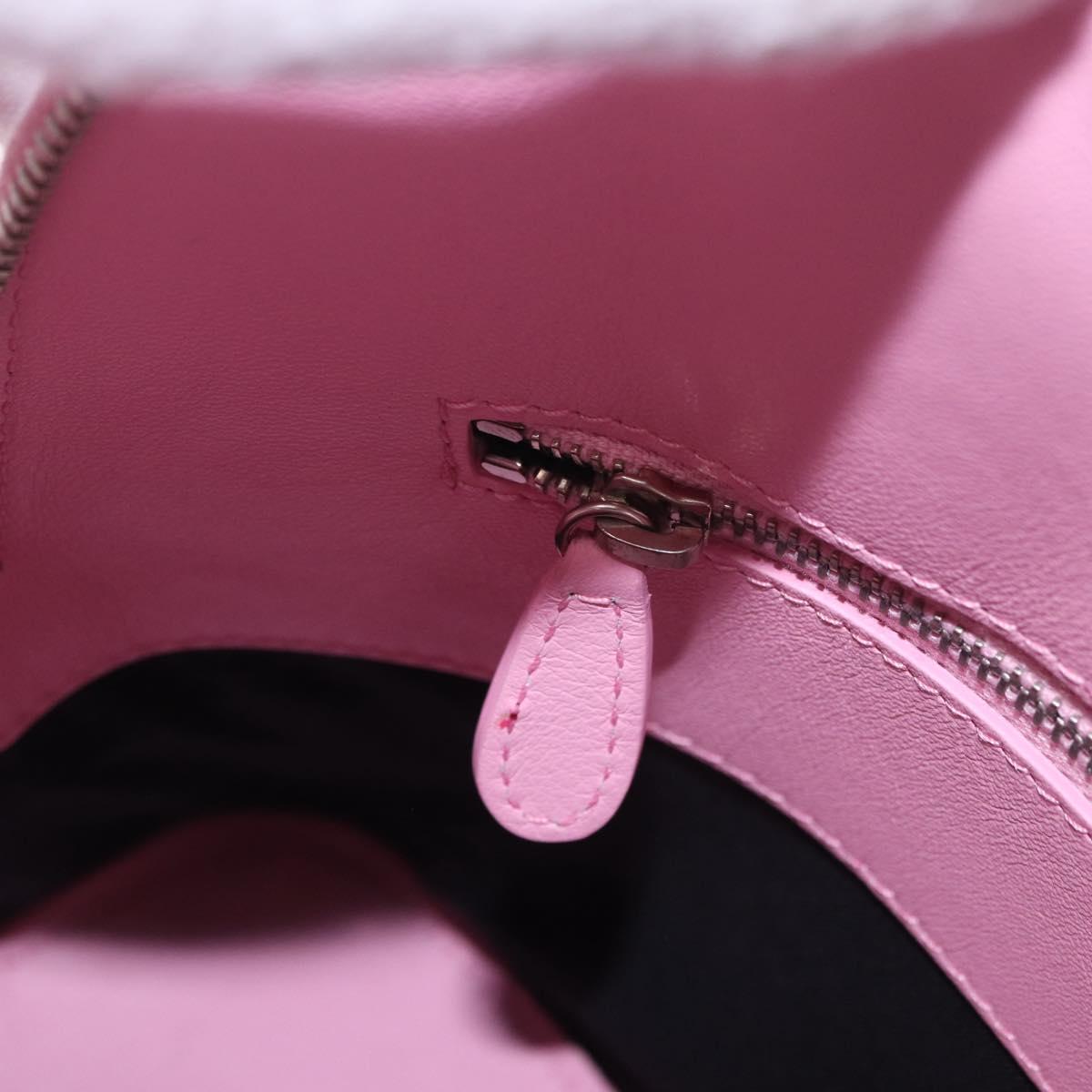 BALENCIAGA Sanrio Virutop HandleS Leather 2way Pink 619014 Auth 188908SM