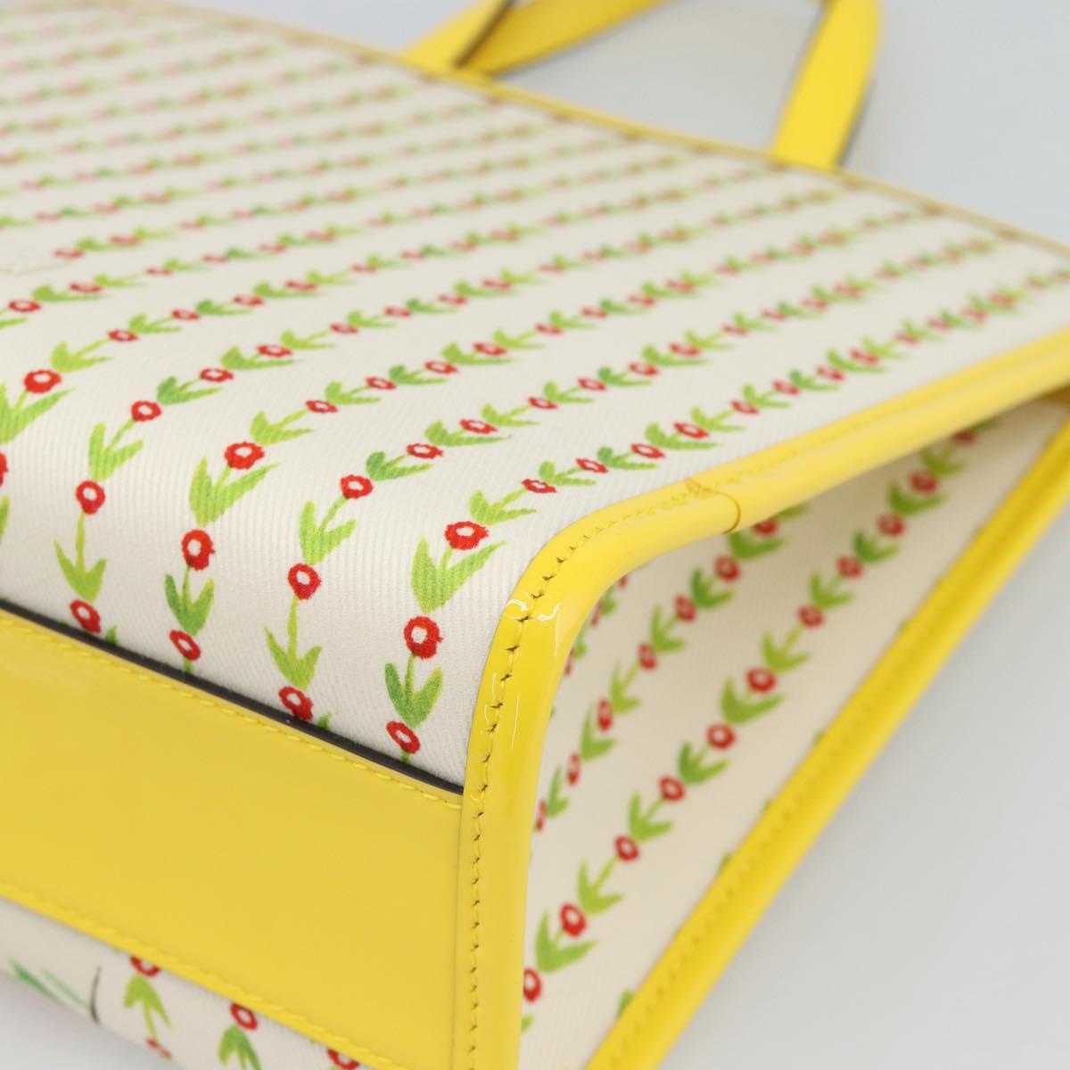 GUCCI Children's Yuko Higuchi Hand Bag Canvas Yellow 605614 Auth 188912M