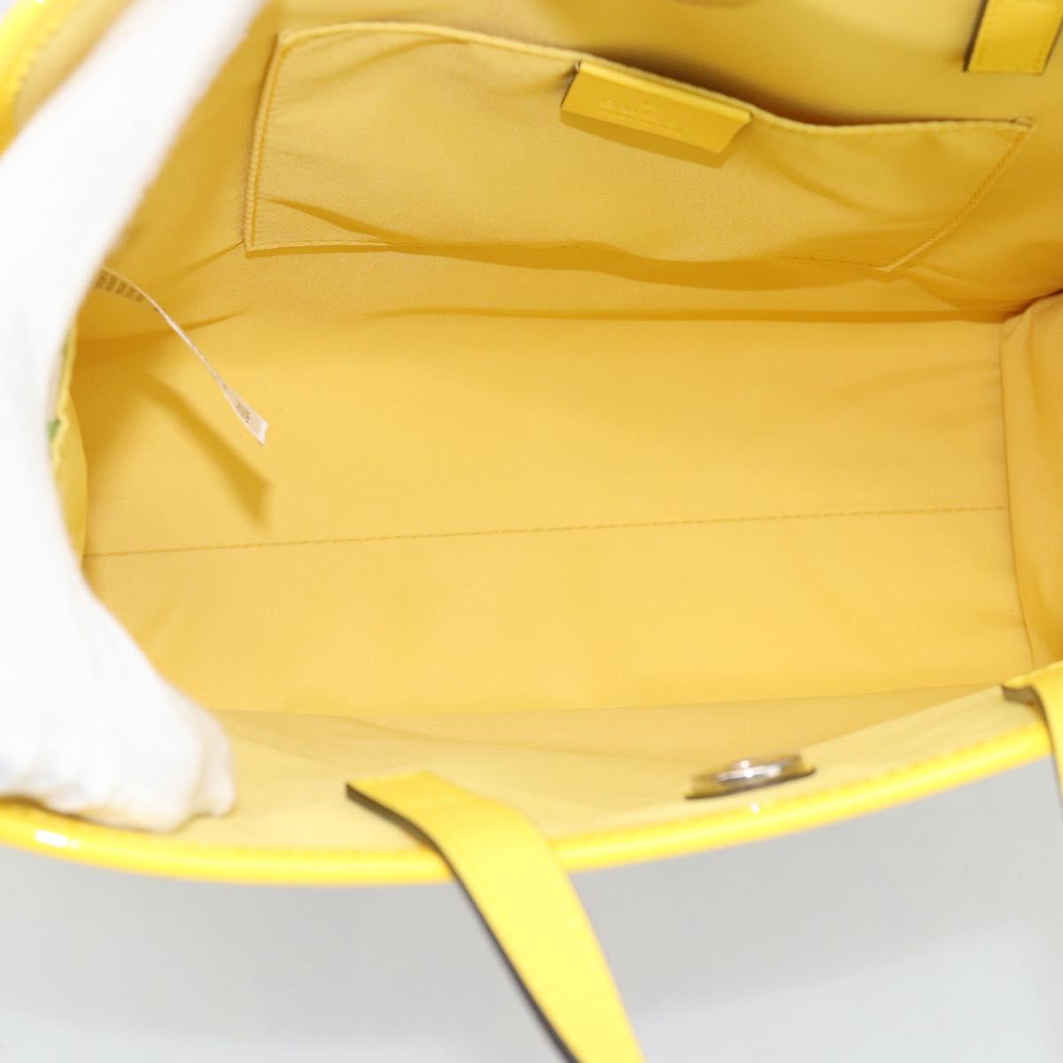 GUCCI Children's Yuko Higuchi Hand Bag Canvas Yellow 605614 Auth 188912M
