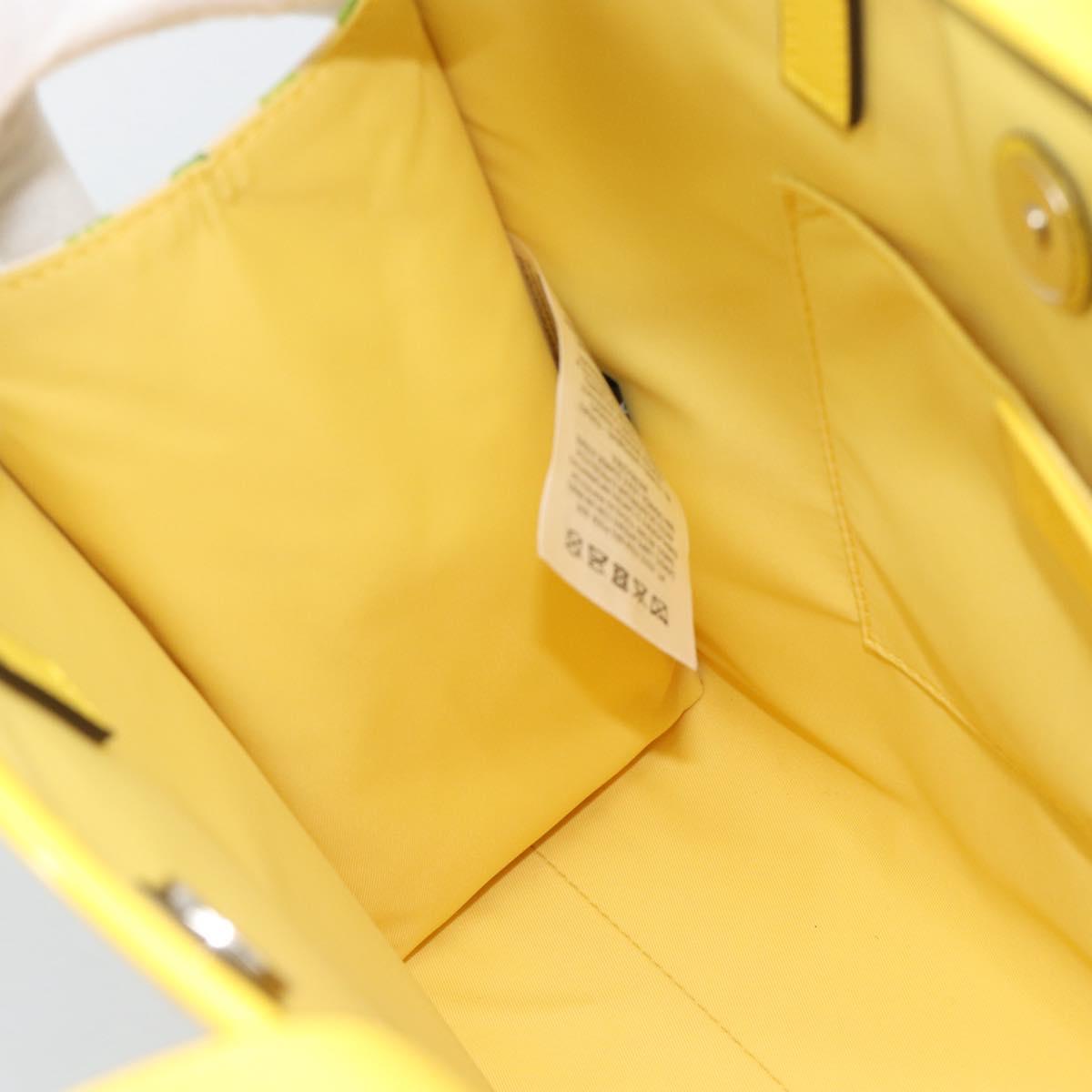 GUCCI Children's Yuko Higuchi Hand Bag Canvas Yellow 605614 Auth 188912M
