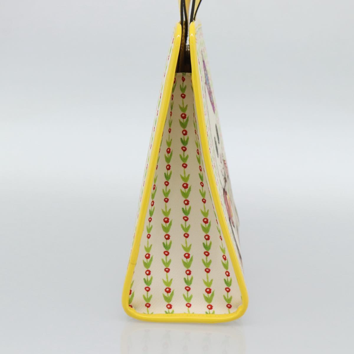 GUCCI Children's Yuko Higuchi Hand Bag Canvas Yellow 605614 Auth 188912M