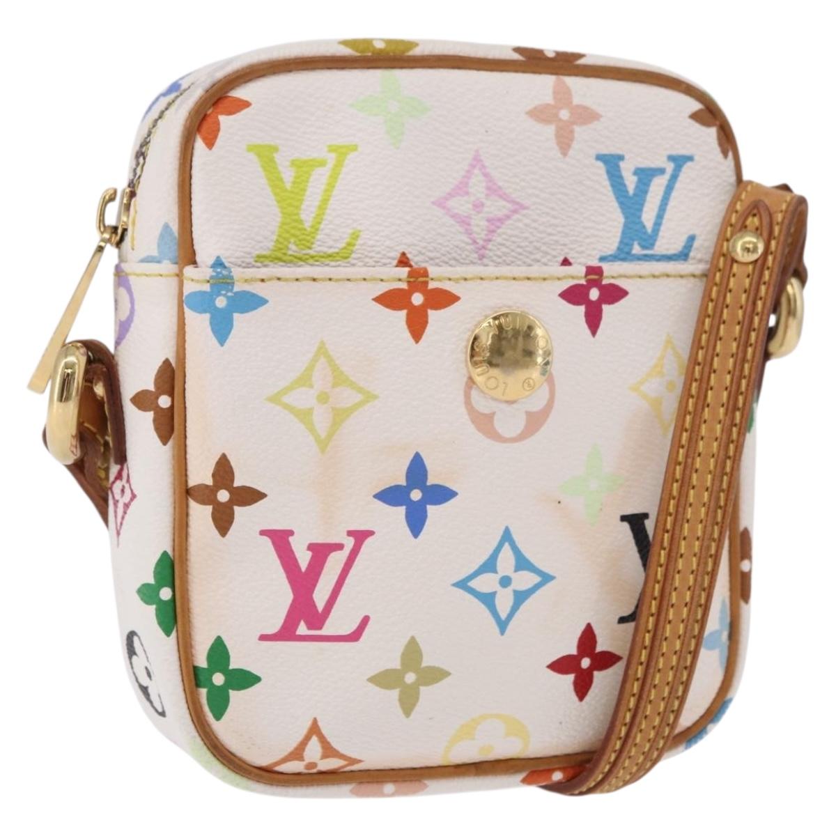 LOUIS VUITTON Monogram Multicolor Lift Shoulder Bag White M40055 LV Auth 188921