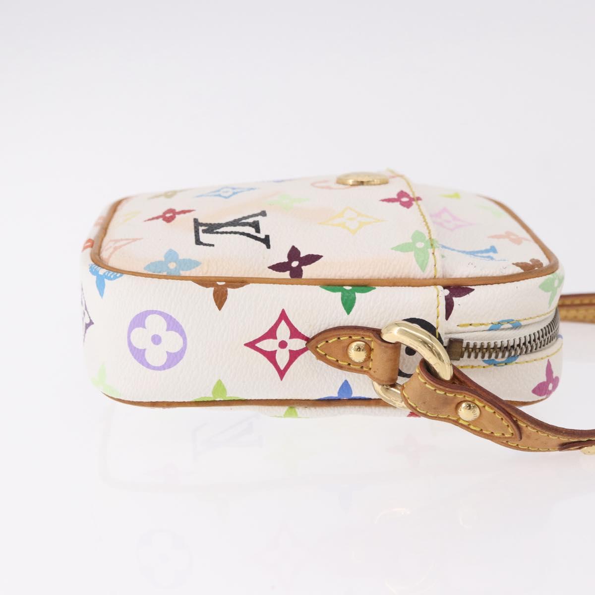 LOUIS VUITTON Monogram Multicolor Lift Shoulder Bag White M40055 LV Auth 188921