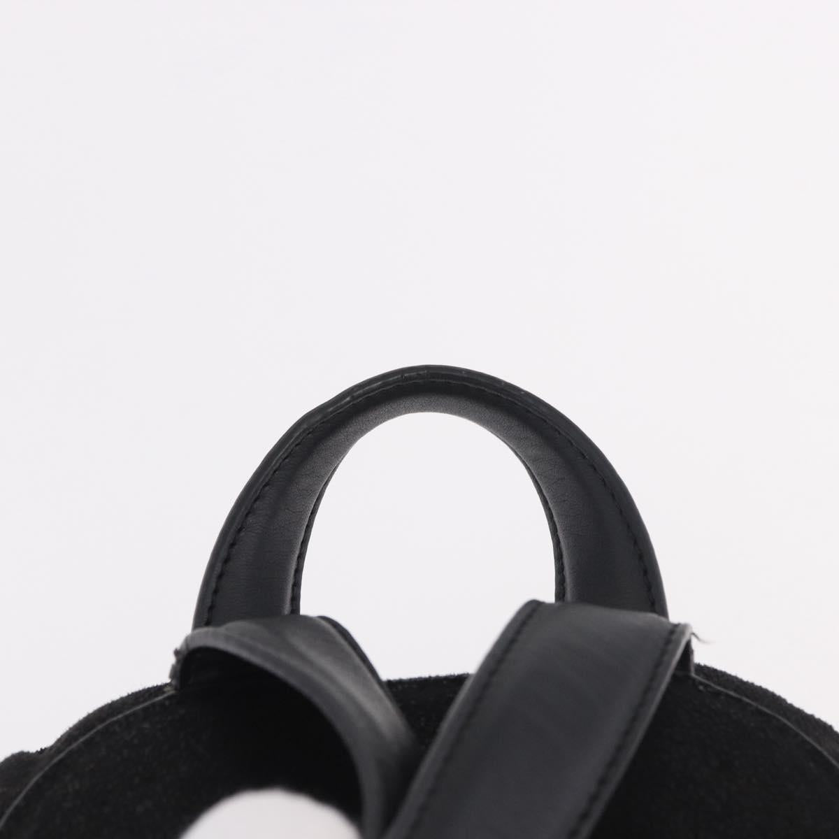 Stella MacCartney Falabella Backpack polyester Black Silver Auth 188925A
